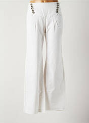 Pantalon droit blanc FREEMAN T.PORTER pour femme seconde vue