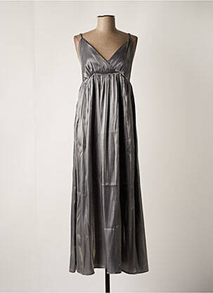 Robe longue gris MOLLY BRACKEN femme