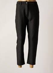 Pantalon droit noir BANDITAS FROM MARSEILLE pour femme seconde vue