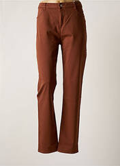 Pantalon slim marron KANOPE pour femme seconde vue