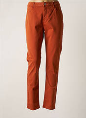 Pantalon slim marron KANOPE pour femme seconde vue