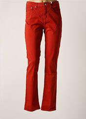 Pantalon slim orange KANOPE pour femme seconde vue