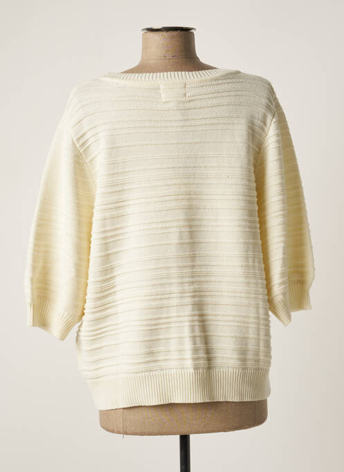 Gilet manches longues beige LEHO pour femme