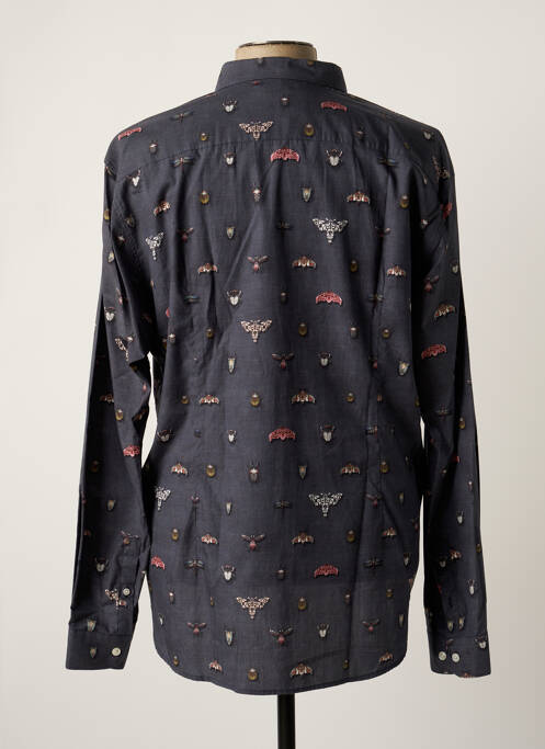 Chemise manches longues bleu MAISON OSCAR pour homme