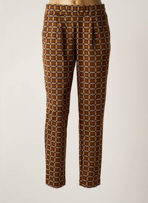 Pantalon chino marron B.YOUNG pour femme