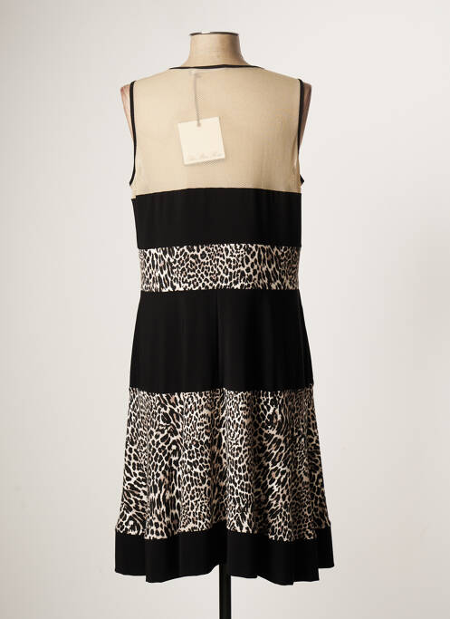 Robe mi-longue noir BLEU BLANC ROUGE pour femme