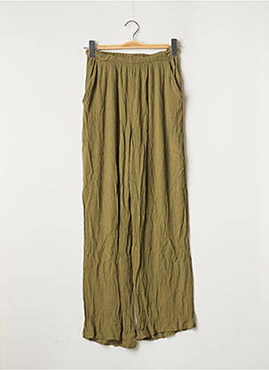 Pantalon droit taille élastique taille normale vert NASTY GAL femme