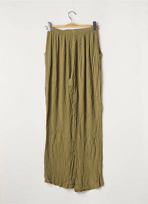 Pantalon droit taille élastique taille normale vert NASTY GAL femme