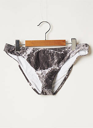 Bas de maillot de bain imprimé fantaisie culotte gris JUNIQE femme