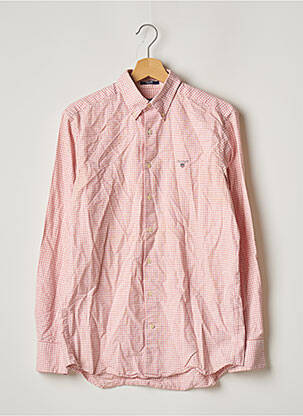 Chemise manches longues manches longues rouge GANT homme