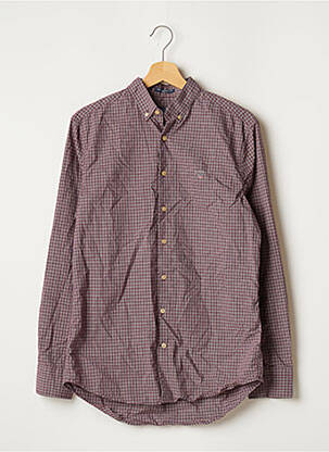 Chemise manches longues manches longues rouge GANT homme