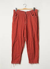Pantalon 7/8 orange TRAFALUC pour femme seconde vue