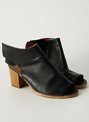 Sandales/nu pieds matière lisse talon de 4 à 6cm noir GABOR femme