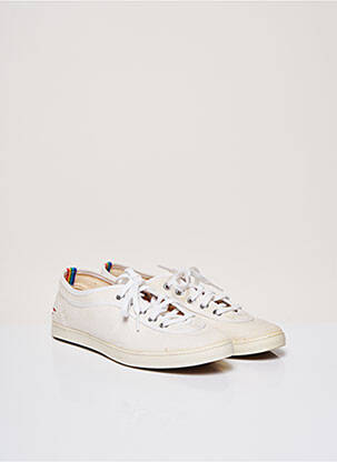 Baskets matière lisse talon plat jusqu'à 3cm blanc ONITSUKA TIGER femme