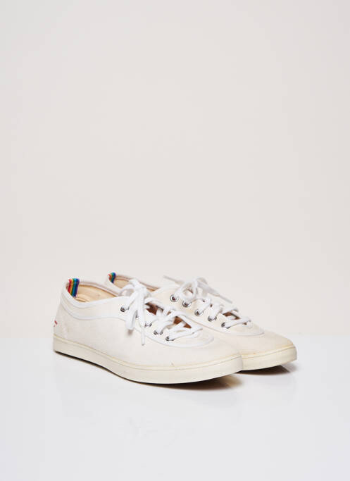 Baskets matière lisse talon plat jusqu'à 3cm blanc ONITSUKA TIGER femme