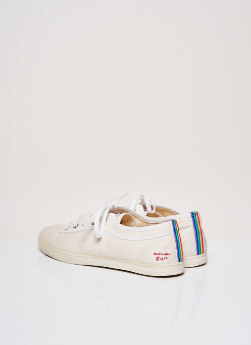 Baskets matière lisse talon plat jusqu'à 3cm blanc ONITSUKA TIGER femme