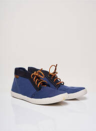 Baskets plateforme plateforme bleu VICTORIA homme