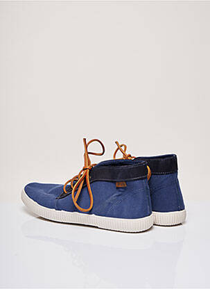 Baskets plateforme plateforme bleu VICTORIA homme