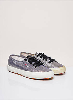 Baskets plateforme plateforme gris SUPERGA fille