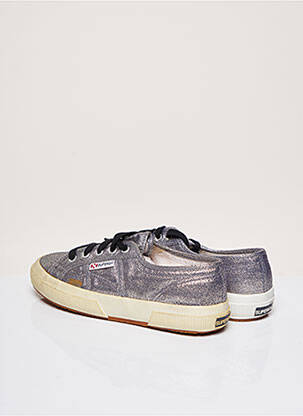Baskets plateforme plateforme gris SUPERGA fille