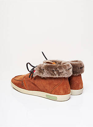 Derbies nubuck talon plat jusqu'à 3cm marron DOLFIE femme