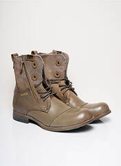 Bottines/Boots gris BUNKER pour femme seconde vue