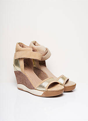 Sandales/Nu pieds beige ASH pour femme
