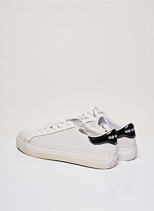 Baskets plateforme plateforme blanc NO NAME homme