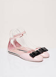 Sandales/nu pieds matière lisse talon plat jusqu'à 3cm rose FORNARINA femme