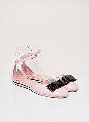 Sandales/nu pieds matière lisse talon plat jusqu'à 3cm rose FORNARINA femme