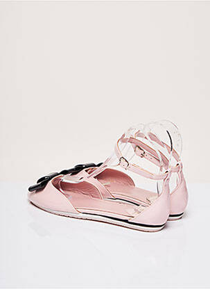 Sandales/nu pieds matière lisse talon plat jusqu'à 3cm rose FORNARINA femme