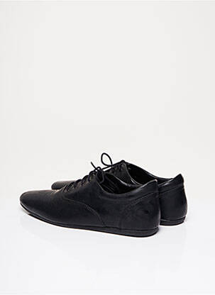 Derbies tissage satiné talon plat jusqu'à 3cm noir SCHMOOVE femme