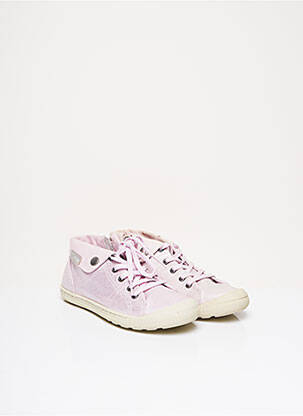 Baskets plateforme plateforme rose PALLADIUM fille