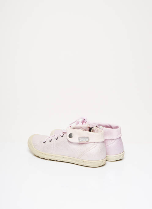 Baskets rose PALLADIUM pour fille