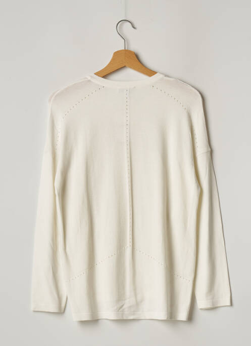 Gilet manches longues blanc PAUPORTÉ pour femme