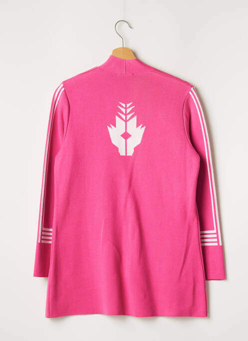 Gilet manches longues rose PAUPORTÉ pour femme