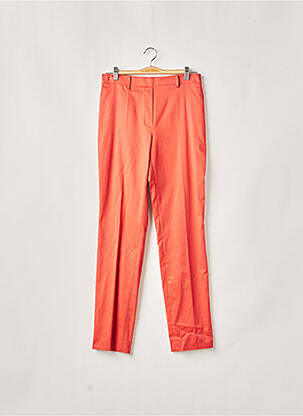 Pantalon chino tissage popeline taille normale orange WEINBERG femme