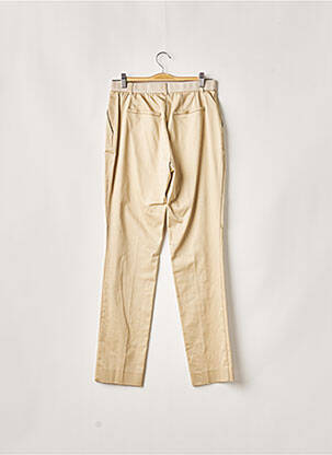 Pantalon chino tissage popeline taille normale beige WEINBERG femme