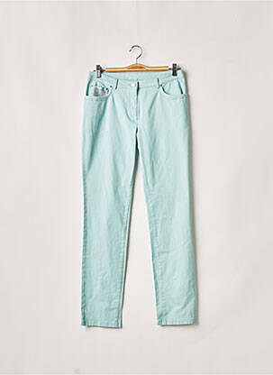 Pantalon slim stretch taille normale bleu WEINBERG femme