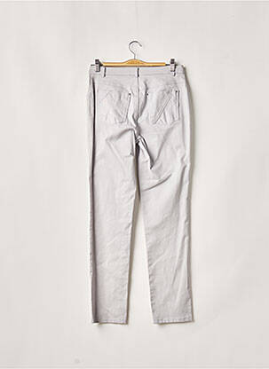 Pantalon slim stretch taille normale gris WEINBERG femme