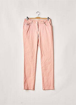 Pantalon slim stretch taille normale rose WEINBERG femme