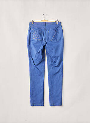 Pantalon slim stretch taille normale bleu WEINBERG femme
