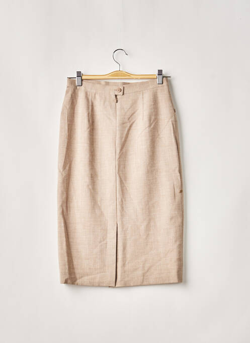 Jupe mi-longue beige WEINBERG pour femme