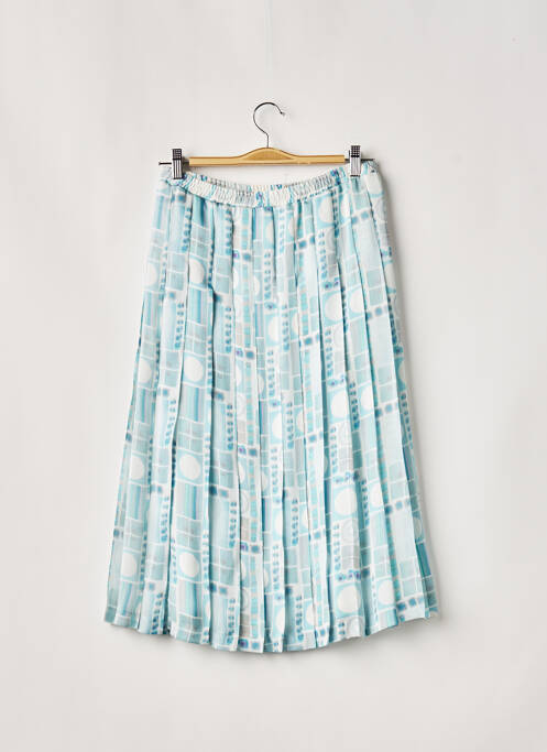 Jupe mi-longue bleu WEINBERG pour femme