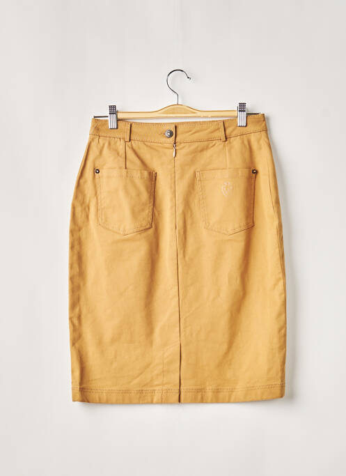 Jupe mi-longue marron WEINBERG pour femme