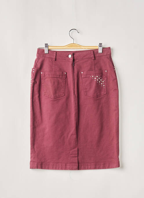 Jupe mi-longue rouge PAUPORTÉ pour femme