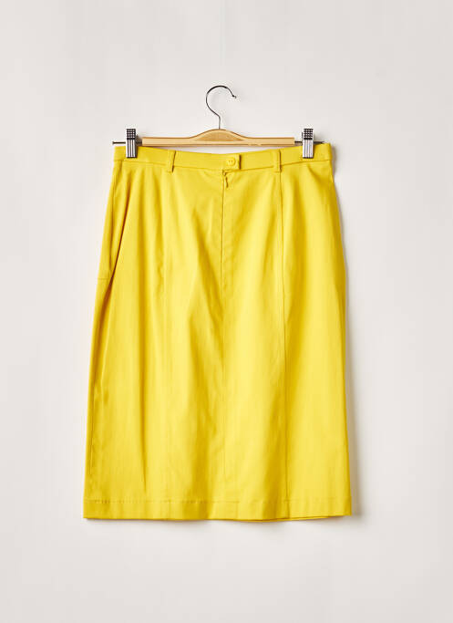 Jupe mi-longue jaune PAUPORTÉ pour femme