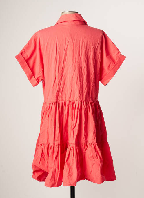 Robe mi-longue rose LILI SIDONIO pour femme