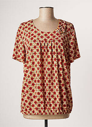 Blouse orange DIANE LAURY pour femme