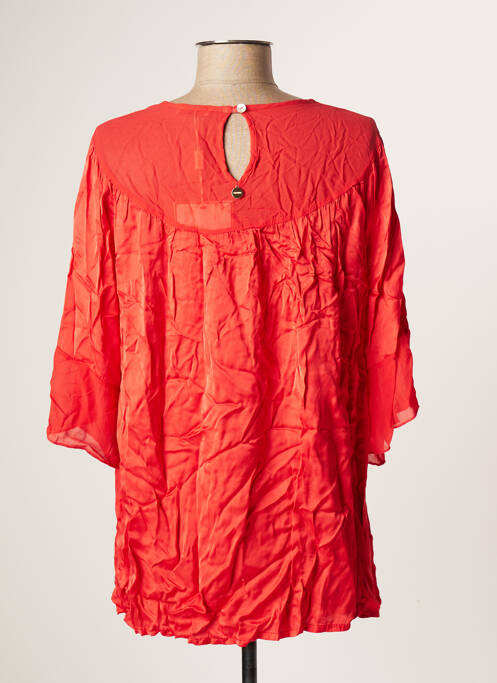Tunique manches courtes rouge FRACOMINA pour femme